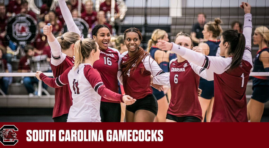 Volleyball Faces Alabama in Weekend Road Series – University of South Carolina Athletics