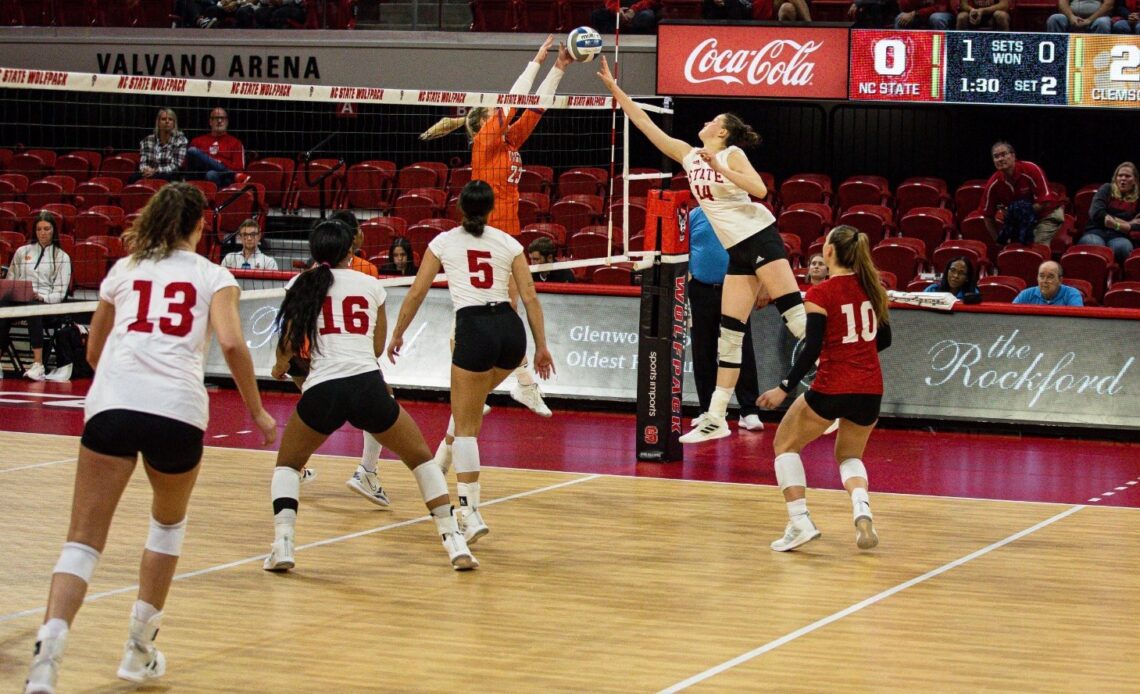 Volleyball Heads to Clemson for Final Meeting of the Season