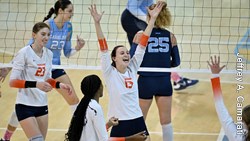 Volleyball Set For Final Road Tilt