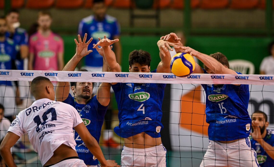 WorldofVolley :: BRA M: Cruzeiro with full points after 3 matches; surprisingly, São José keep up
