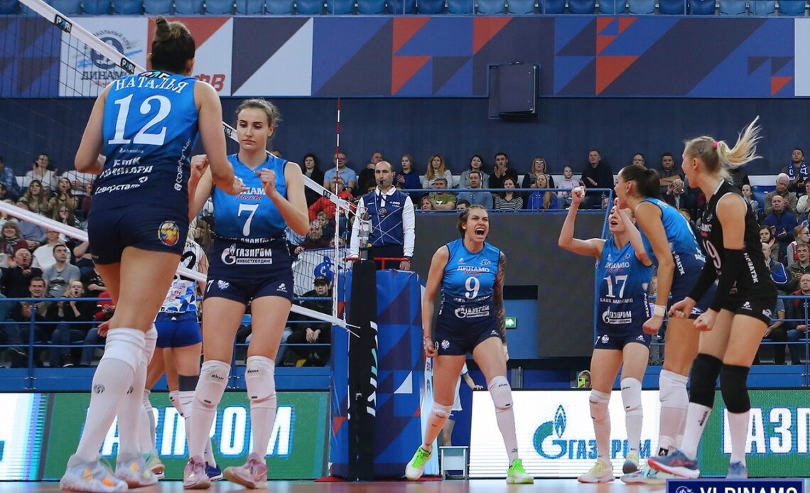 WorldofVolley :: RUS W: Dinamo Moscow are 8-0 following win in big match vs Proton