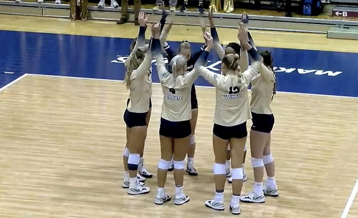 2022 DII women's volleyball quarterfinal: Wingate vs. West Texas A&M full replay