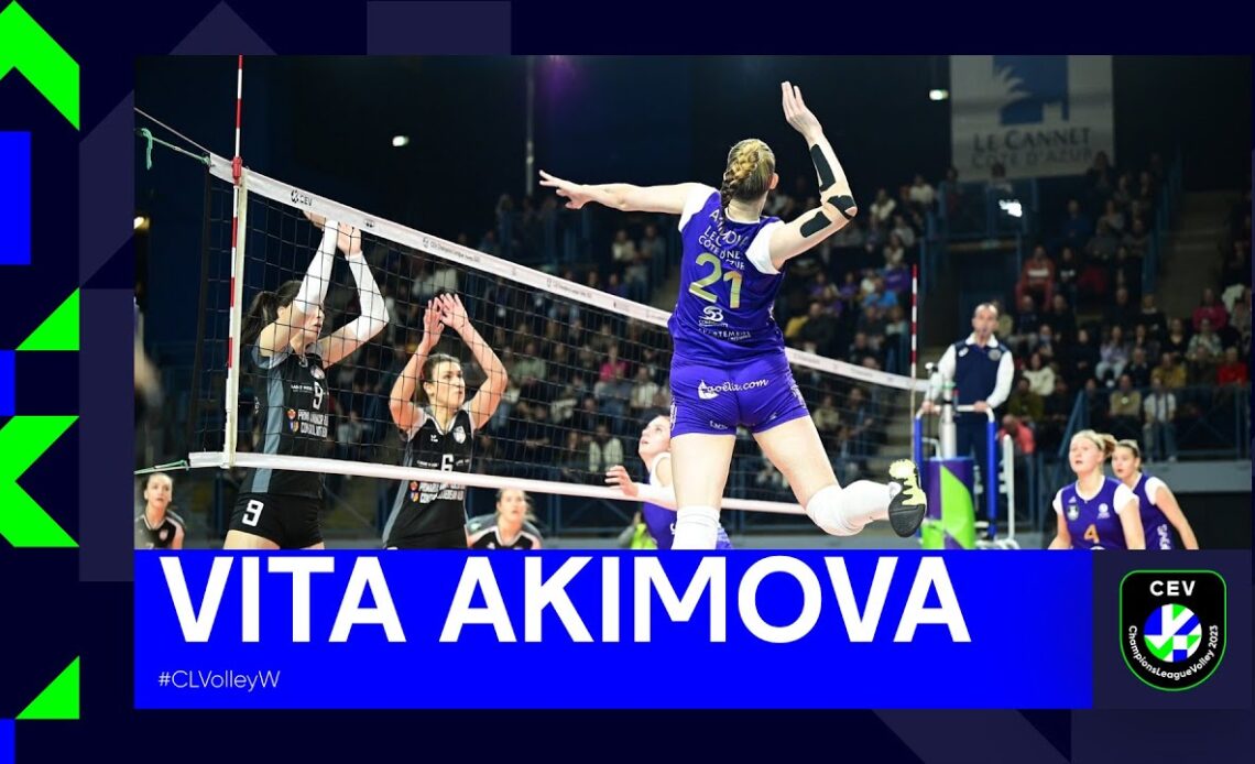 A STAR is Born! Vita Akimova with 43 PTS on Champions League Volley Debut