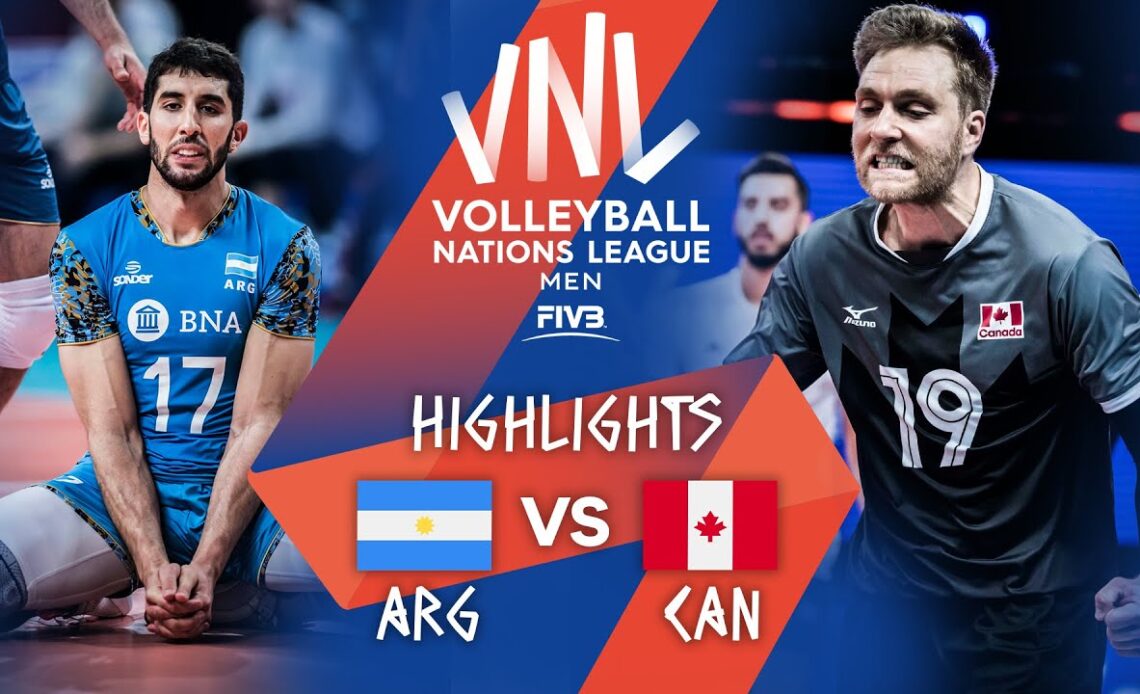 ARG vs. CAN - Highlights Week 1 | Men's VNL 2021