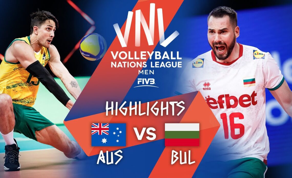 AUS vs. BUL - Highlights Week 1 | Men's VNL 2021