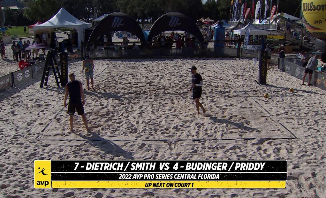 AVP Central Florida 2022 | Budinger/Priddy vs. Dietrich/Smith | Saturday | Court 1