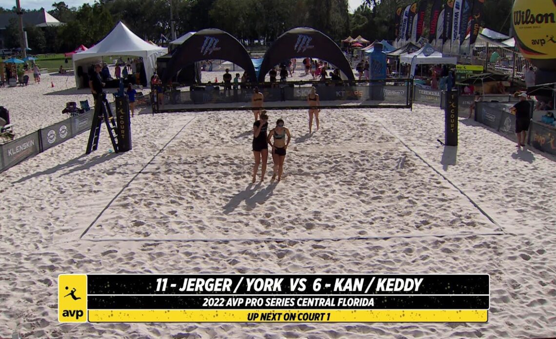 AVP Central Florida 2022 | Jerger/York vs. Kan/Keddy | Friday | Court 1