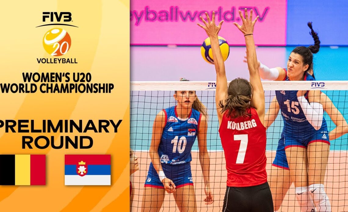 BEL vs. SRB - Full Match | Women's U20 Volleyball World Champs 2021