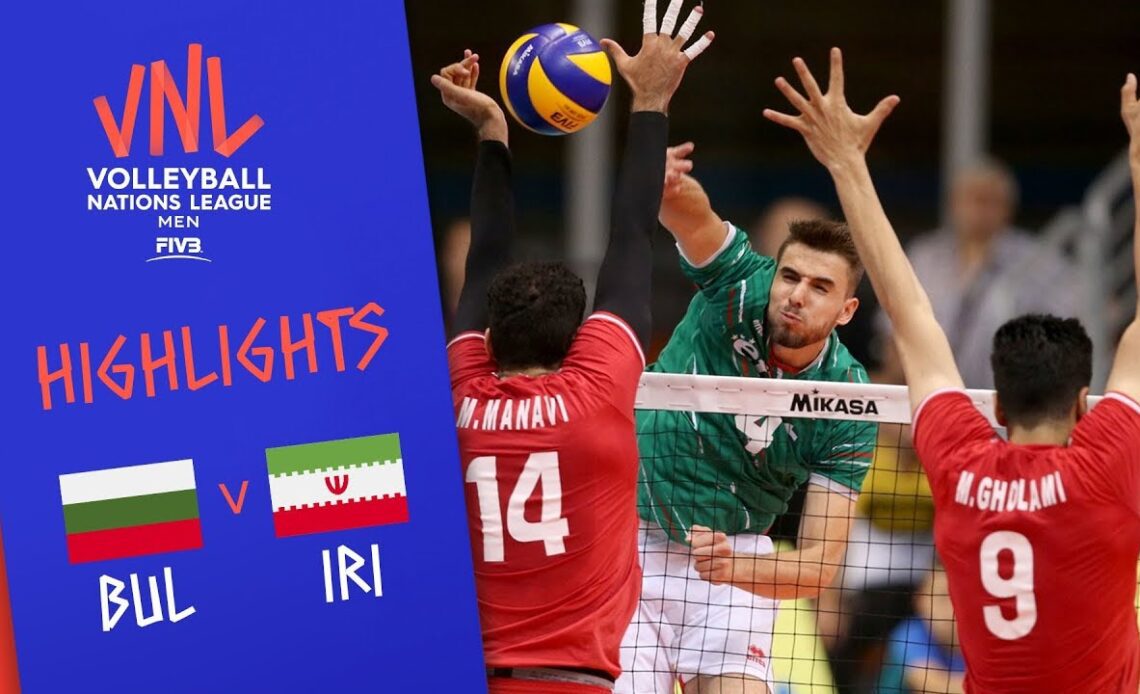 BULGARIA vs. IRAN - Highlights Men | Week 5 | Volleyball Nations League 2019