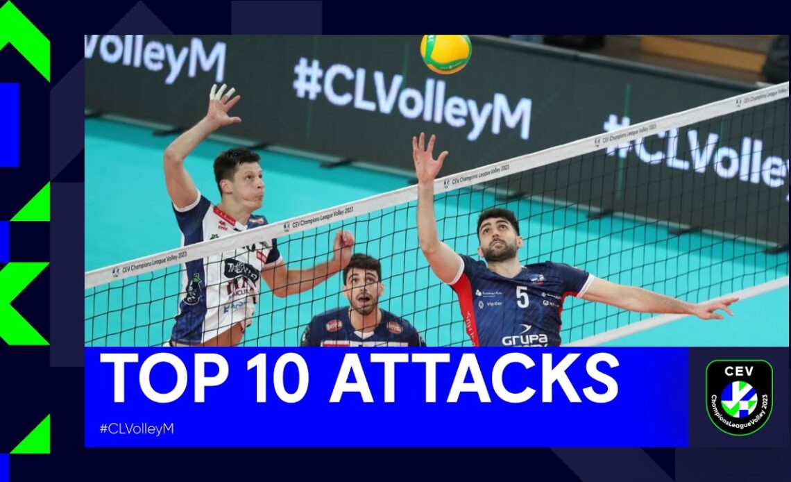 CEV Champions League Volley - Top 10 Attacks of the ROUND