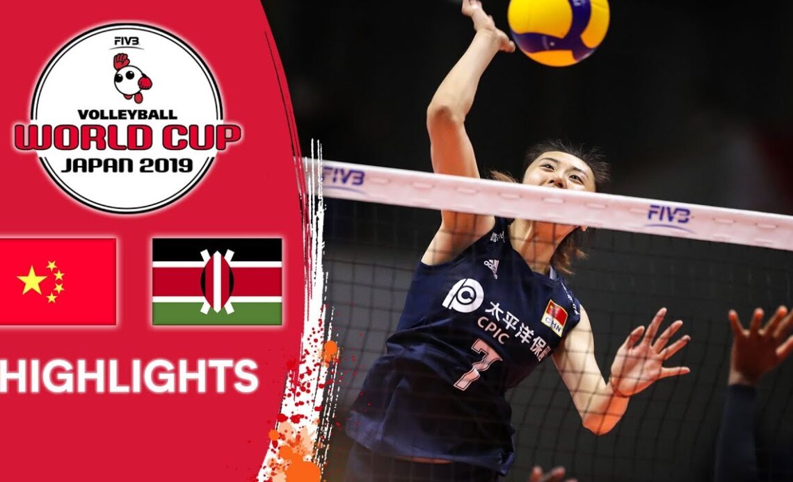 CHINA vs. KENYA - Highlights | Women's Volleyball World Cup 2019