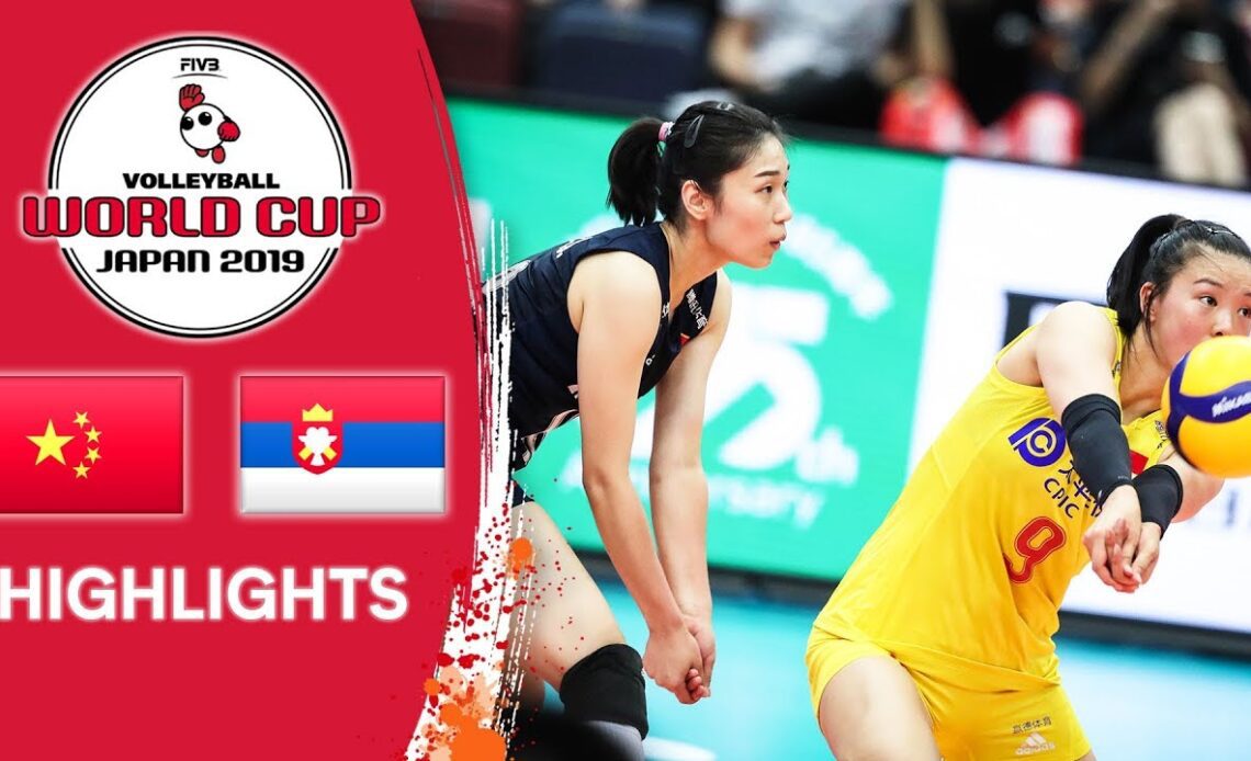 CHINA vs. SERBIA - Highlights | Women's Volleyball World Cup 2019