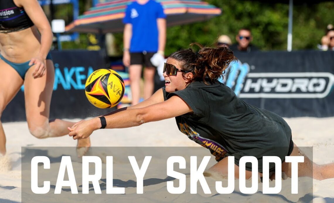 Carly Skjodt has hit the beach full time, and she's here to stay