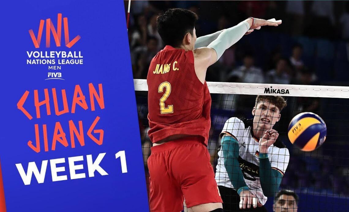 China at its best: Chuan Jiang with 20 Points made vs. Germany | Volleyball Nations League 2019