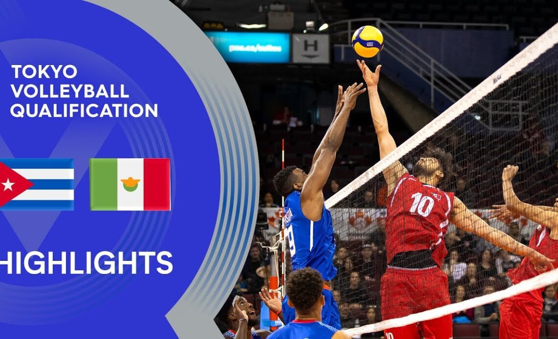 Cuba vs. Mexico - Highlights | NORCECA Men's Men's Tokyo Volleyball Qualification 2020