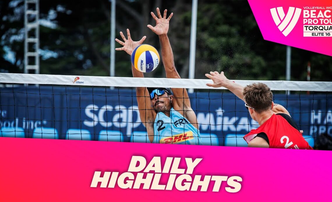 Day 2 Men's Daily Highlights Torquay 2022 #BeachProTour