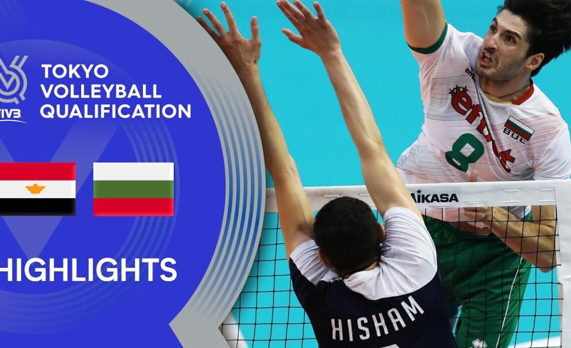 EGYPT vs. BULGARIA - Highlights Men | Volleyball Olympic Qualification 2019