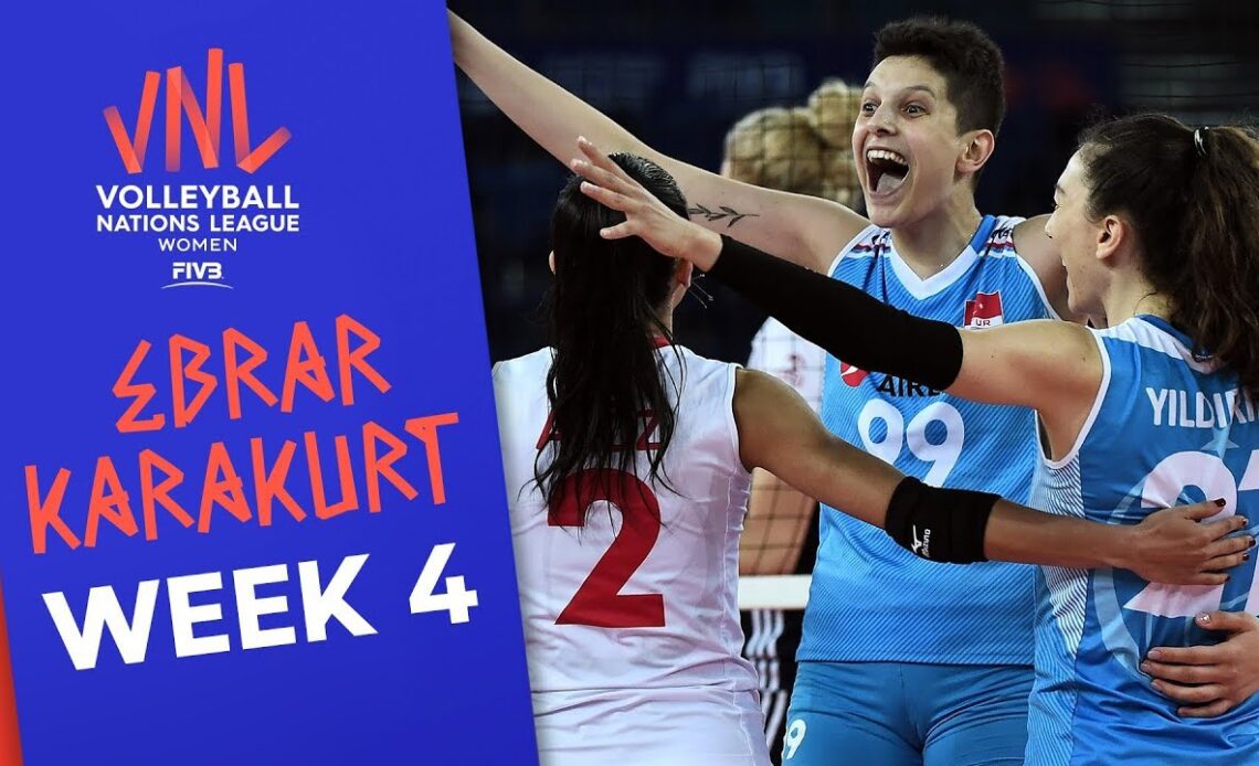 Ebrar Karakurt's Spikes make Poland nervous! 30 Points in total | Volleyball Nations League 2019