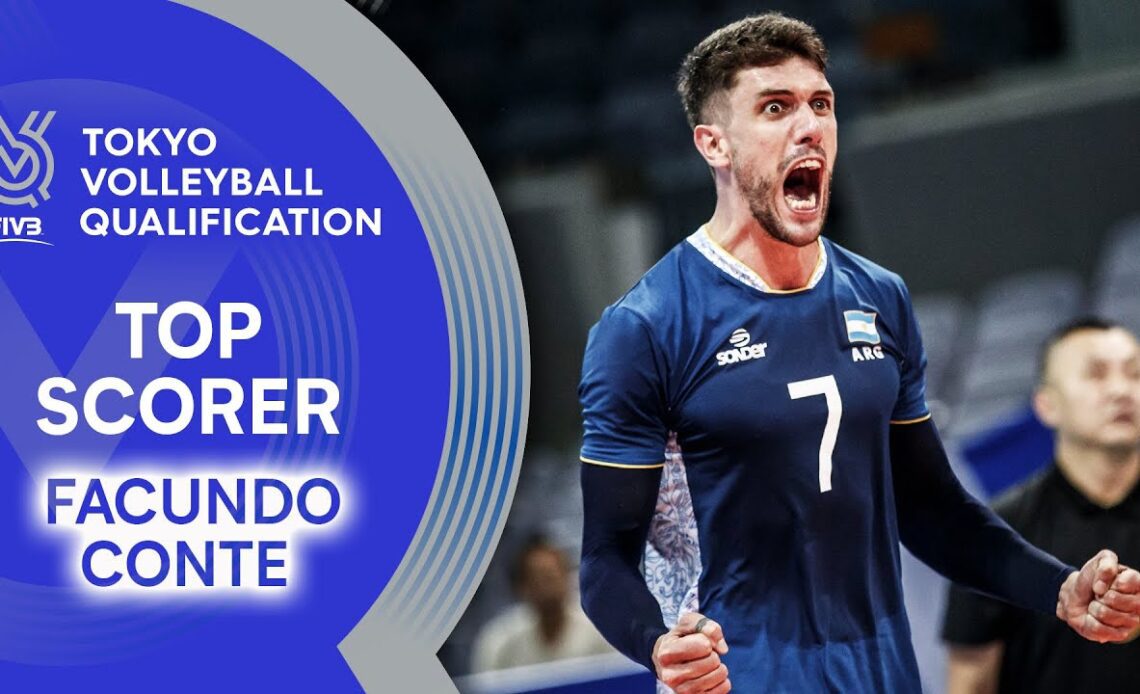 Facundo Conte is the difference in power! | Top Scorer | Volleyball Olympic Qualification 2019