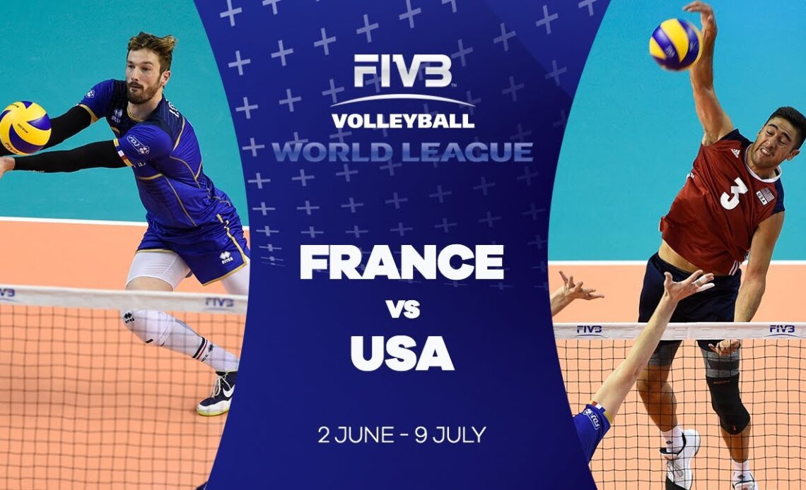 France v USA highlights - FIVB World League