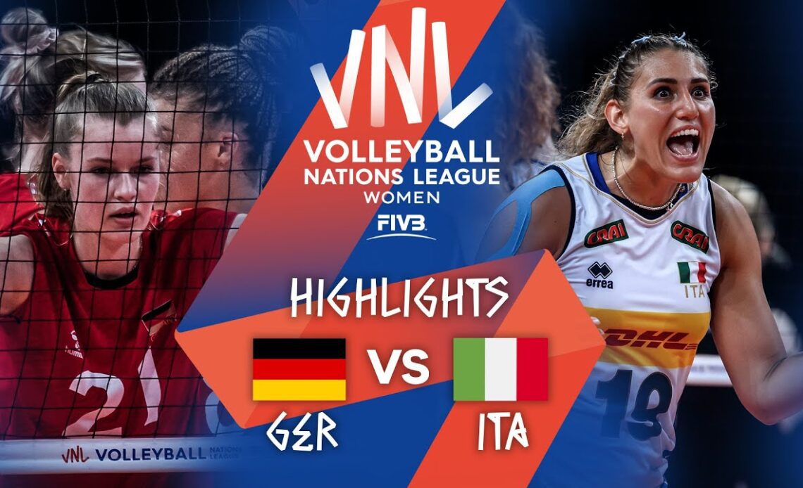 GER vs. ITA - Highlights Week 3 | Women's VNL 2021