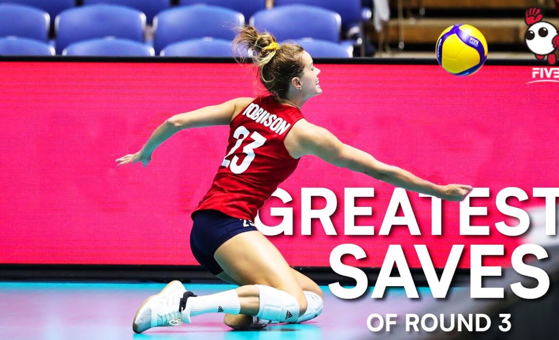 GREATEST Saves of Round 3 | Women's Volleyball World Cup 2019