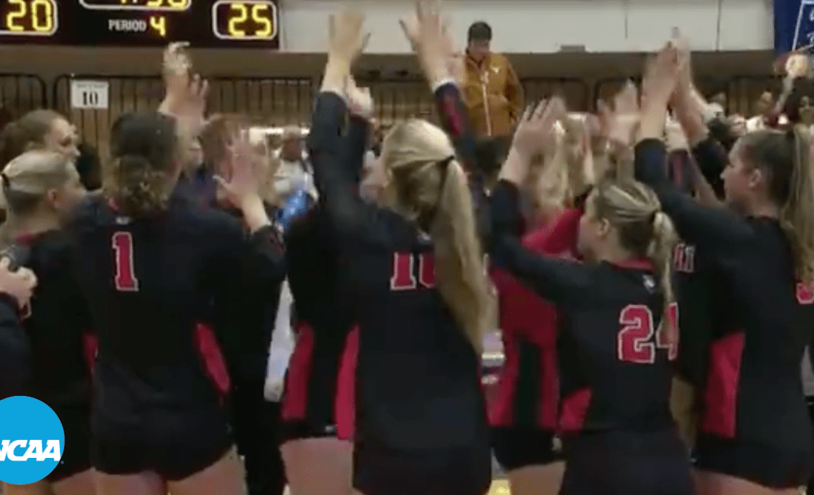 Georgia upsets Towson for first NCAA volleyball tournament win since 1995