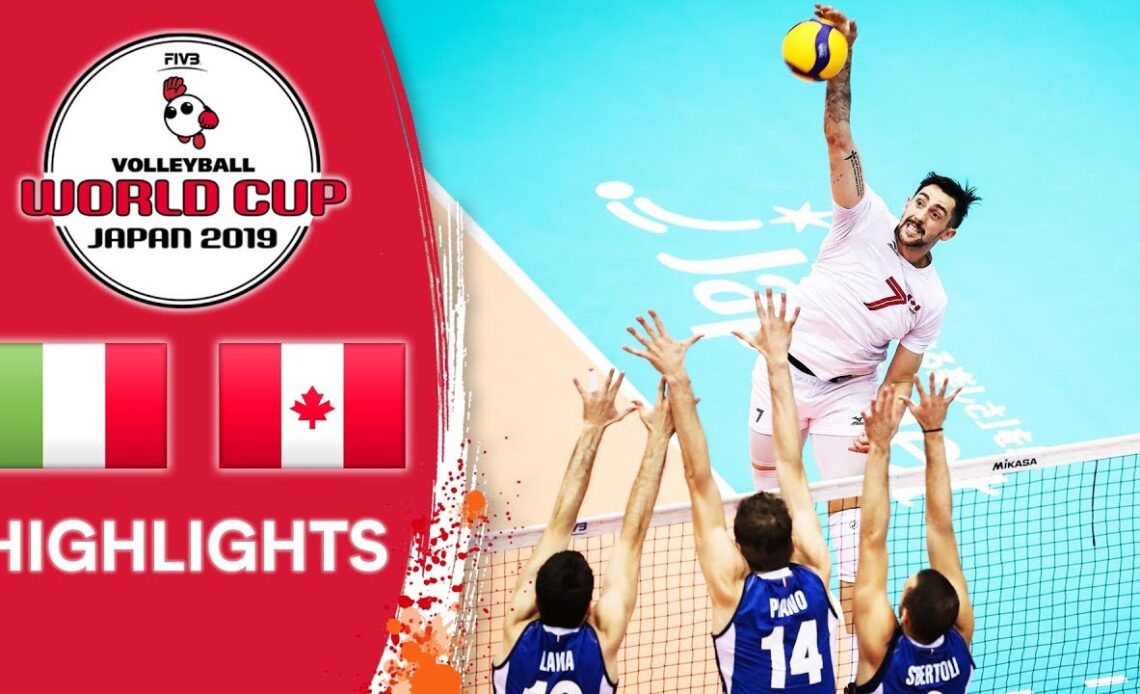 ITALY vs. CANADA - Highlights | Men's Volleyball World Cup 2019