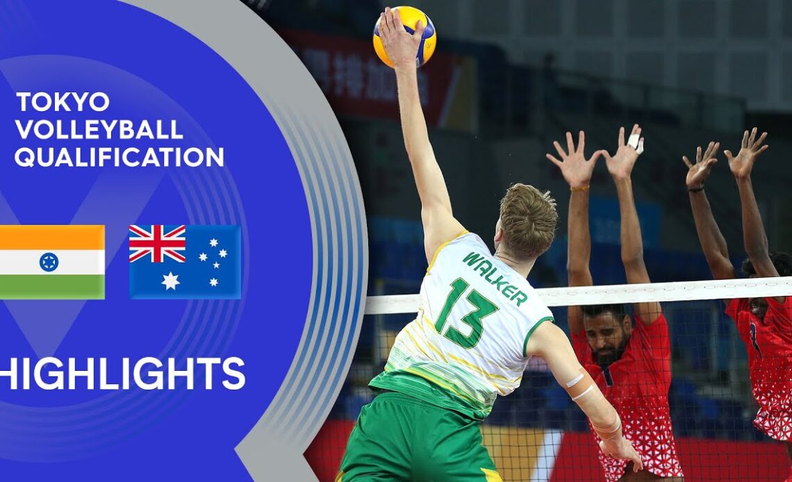 India vs. Australia - Highlights | AVC Men's Tokyo Volleyball Qualification 2020
