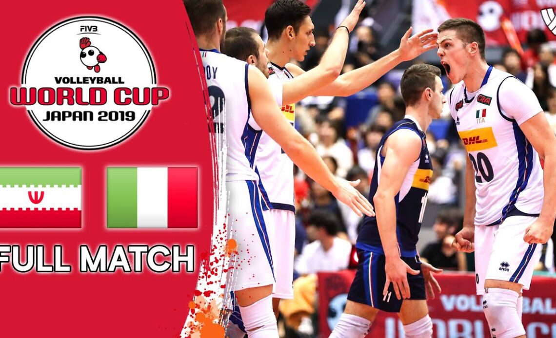 Iran 🆚 Italy - Full Match | Men’s Volleyball World Cup 2019