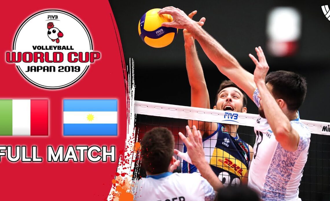 Italy 🆚 Argentina - Full Match | Men’s Volleyball World Cup 2019