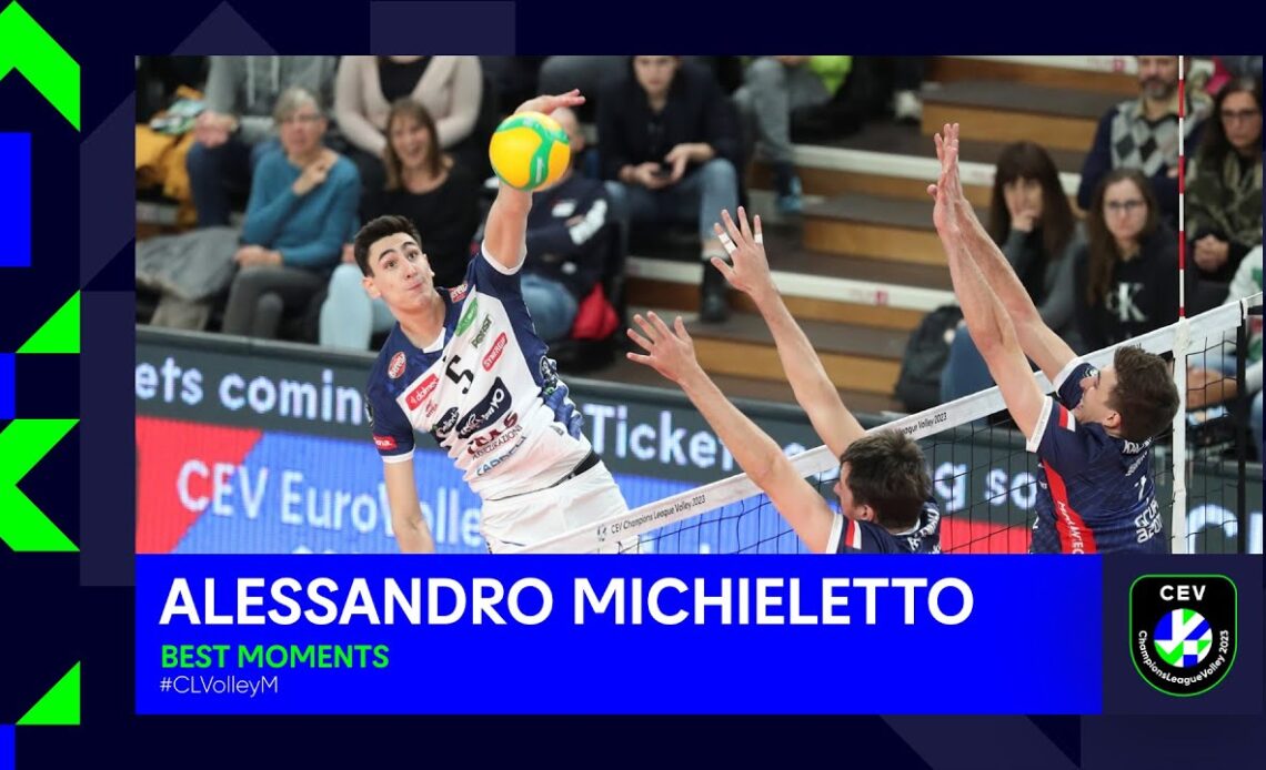 Italy's Boy Wonder Turns 21! Alessandro Michieletto Best Moments in the Champions League So Far