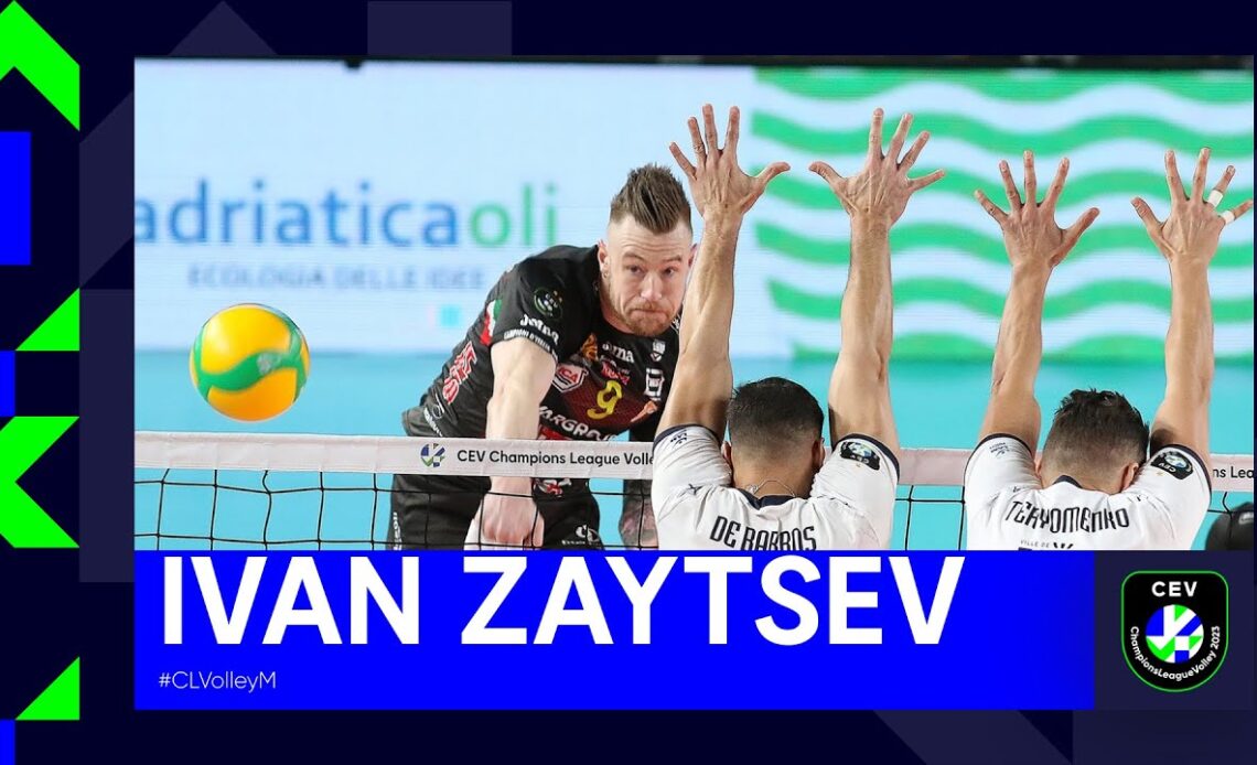 Ivan Zaytsev with a Monster Performance - Most Valuable Player in Cucine Lube Civitanova vs Tours VB