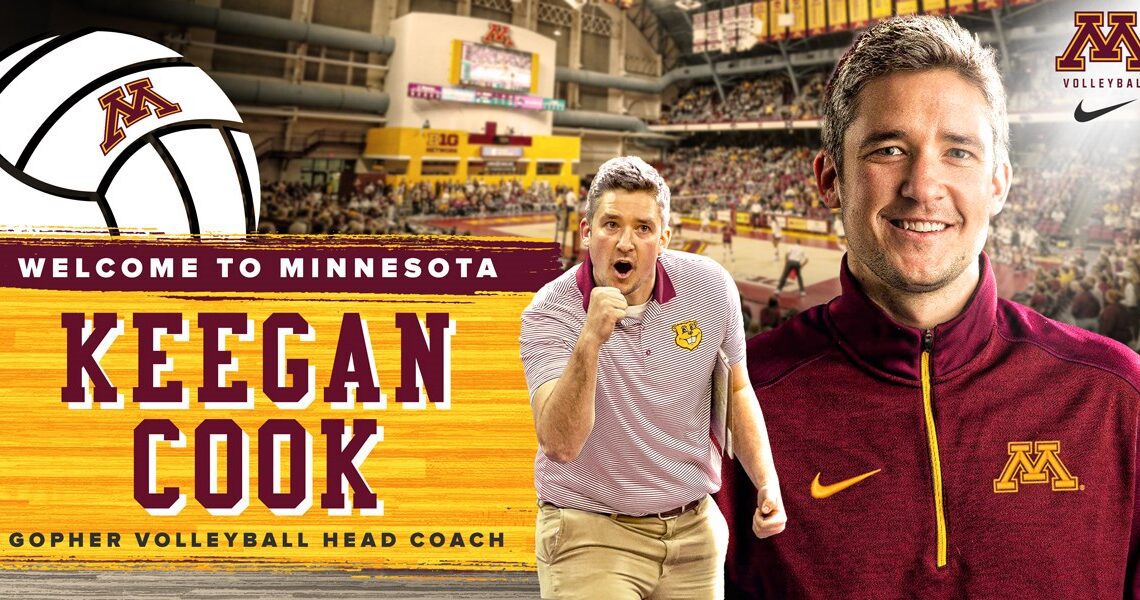 Keegan Cook Named Head Volleyball Coach at Minnesota