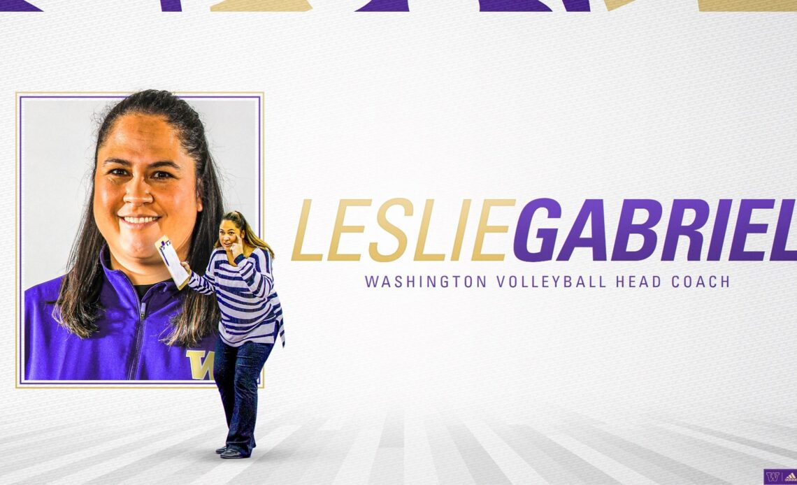 Leslie Gabriel Takes Charge Of Husky Volleyball