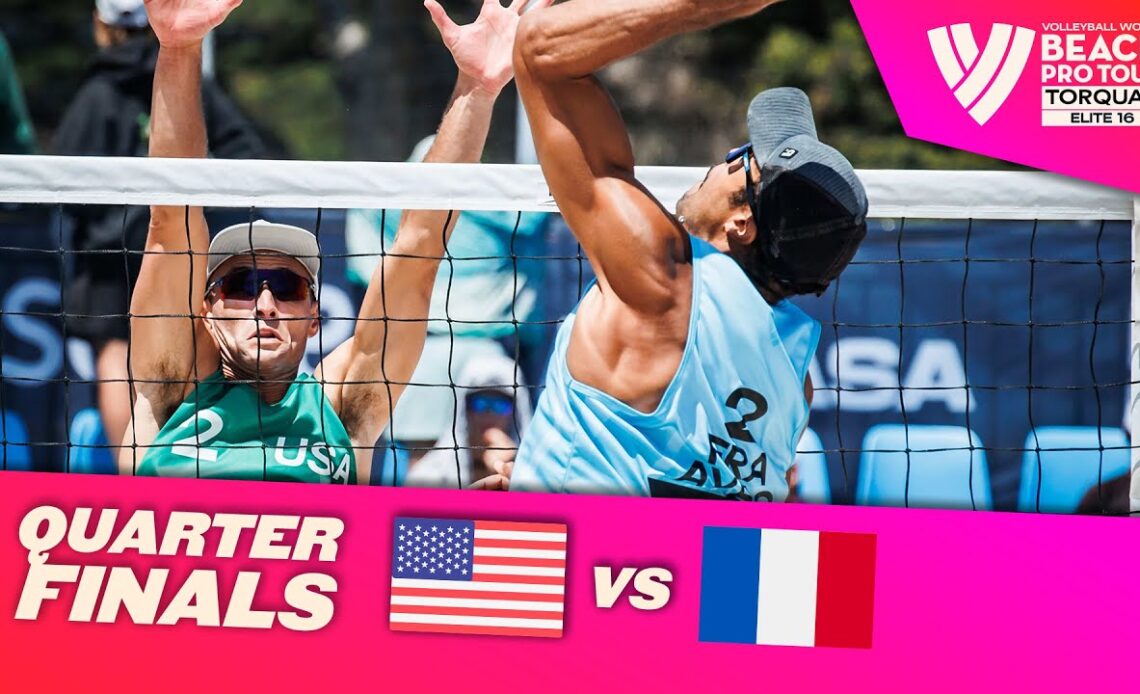 Lotman / Evans vs. Aye C. / Aye Q. - Quarter Final Highlights Torquay 2022 #BeachProTour