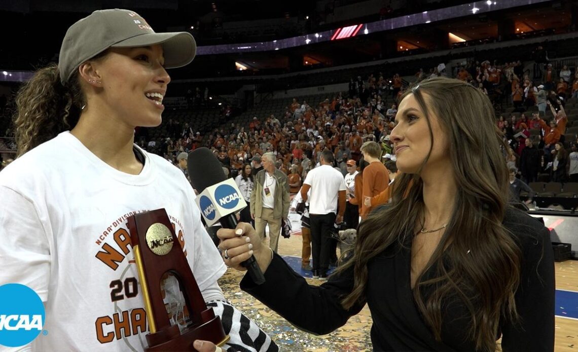 Madisen Skinner on winning her second NCAA volleyball title, first with Texas
