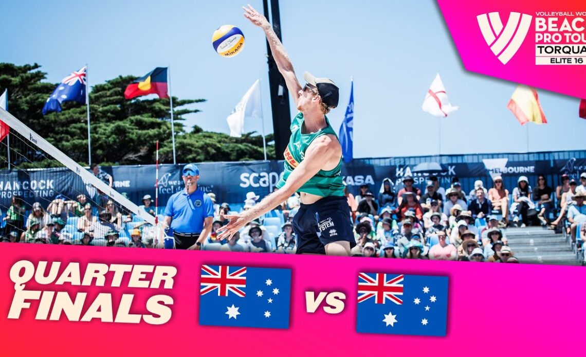 McHugh / Bernett vs. Hodges /Schubert - Quarter Final Highlights Torquay 2022 #BeachProTour