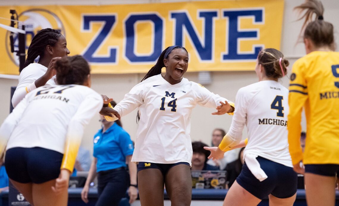 Mruzik, Robinson Lead Four Wolverines Receiving AVCA North All-Region Recognition