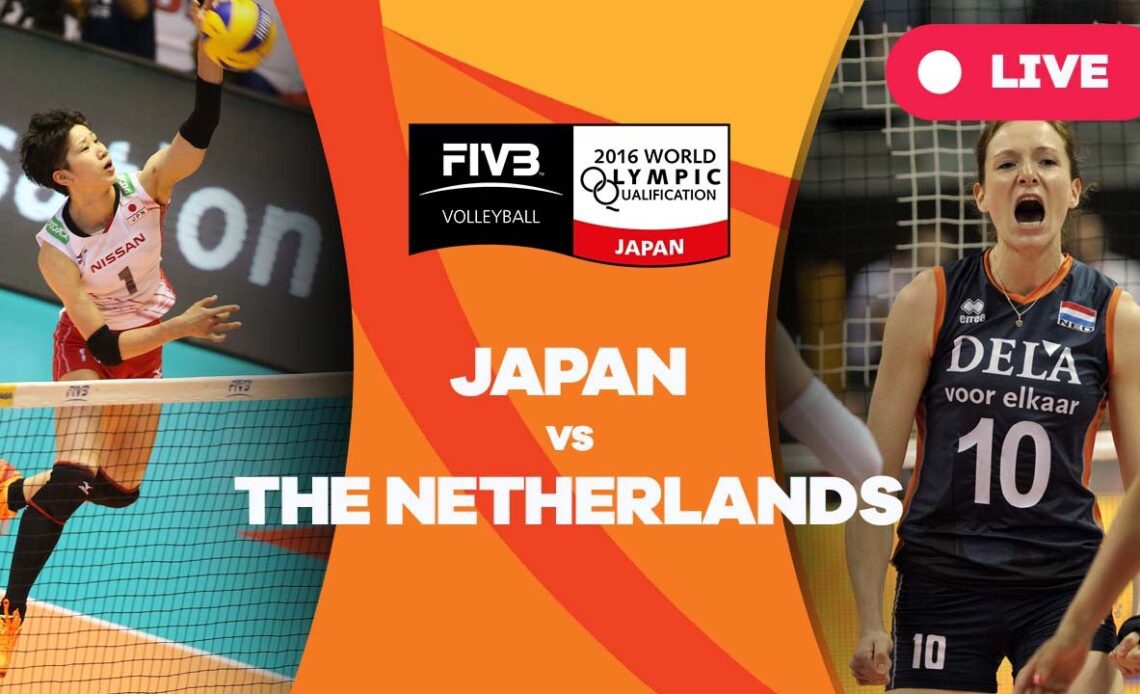 Netherlands v Japan - 2016 Women's World Olympic Qualification Tournament