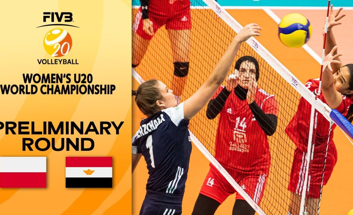 POL vs. EGY - Full Match | Women's U20 Volleyball World Champs 2021