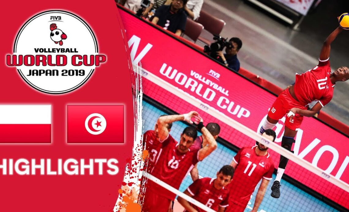 POLAND vs. TUNISIA - Highlights | Men's Volleyball World Cup 2019