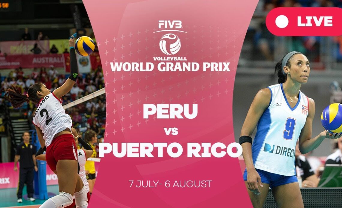 Peru v Puerto Rico - Group 2: 2017 FIVB Volleyball World Grand Prix