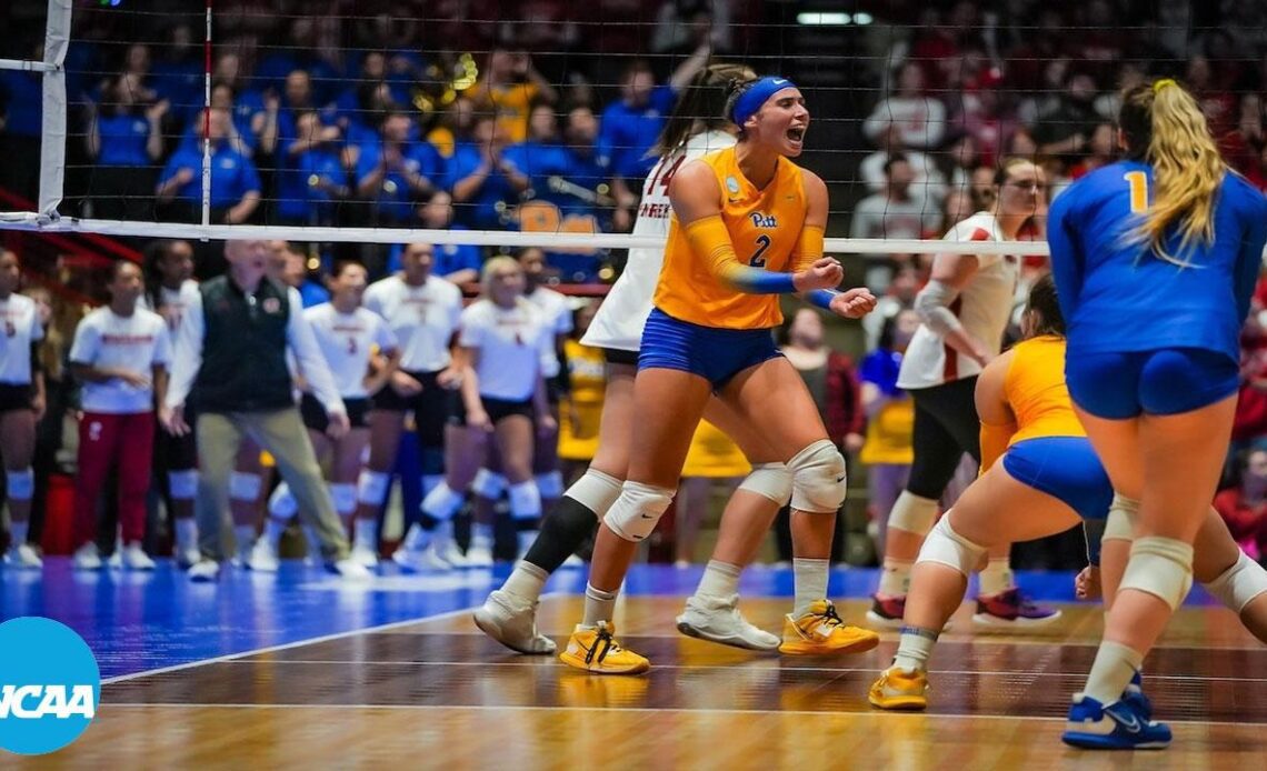 Pitt vs. Wisconsin: Full 5th set from 2022 NCAA volleyball regional final