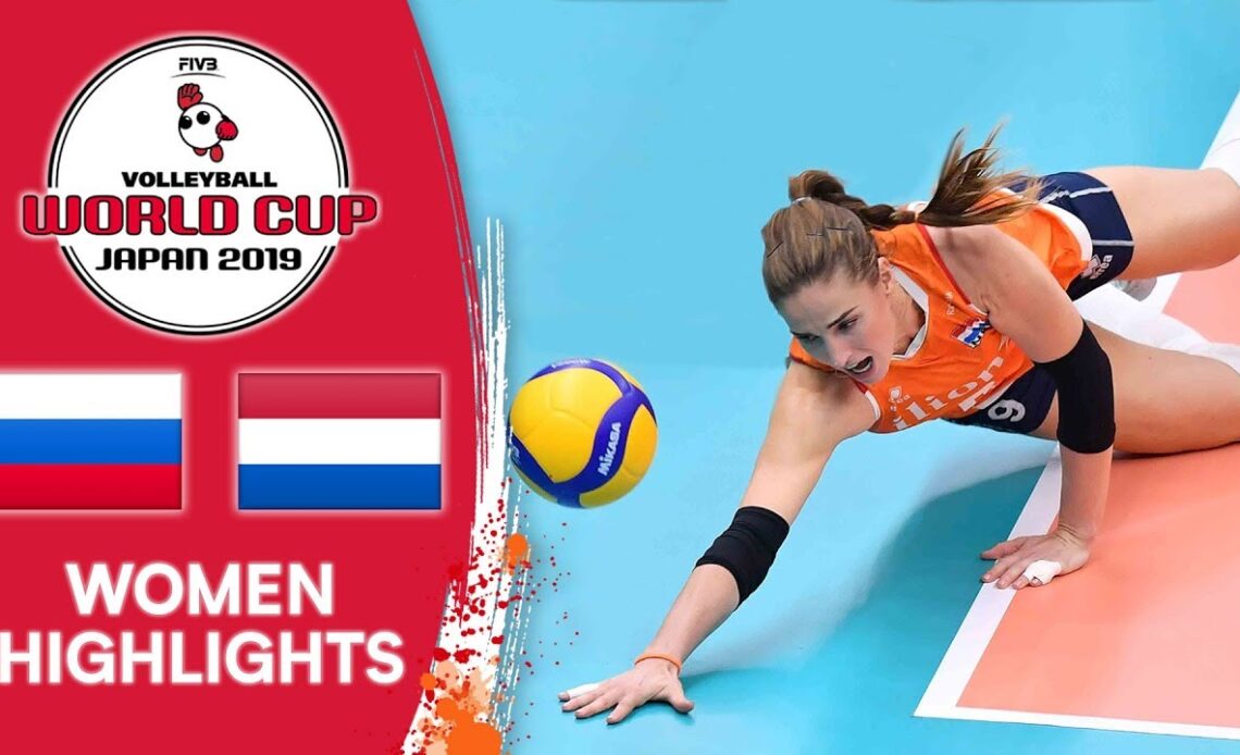 RUSSIA vs. NETHERLANDS - Highlights | Women's Volleyball World Cup 2019