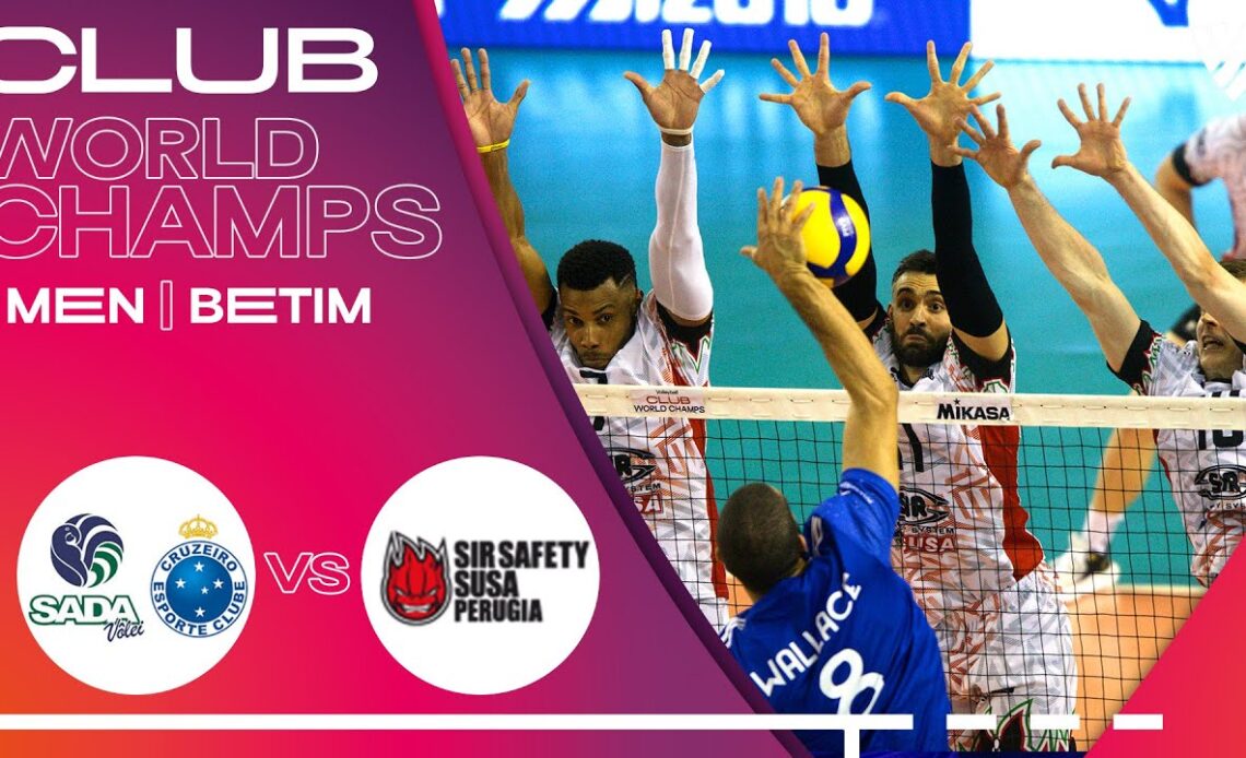 Sada Cruzeiro Vôlei VS. SIR Safety SUSA Perugia - Match Highlights | Club World Champs 🌎🏐