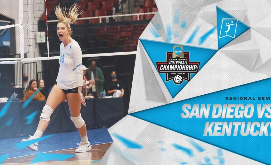 San Diego vs. Kentucky: 2022 NCAA volleyball regional semis highlights