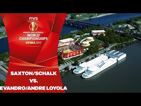 Saxton/Schalk (CAN) v Evandro/Andre Loyola (BRA) - FIVB Beach Volley World Champs