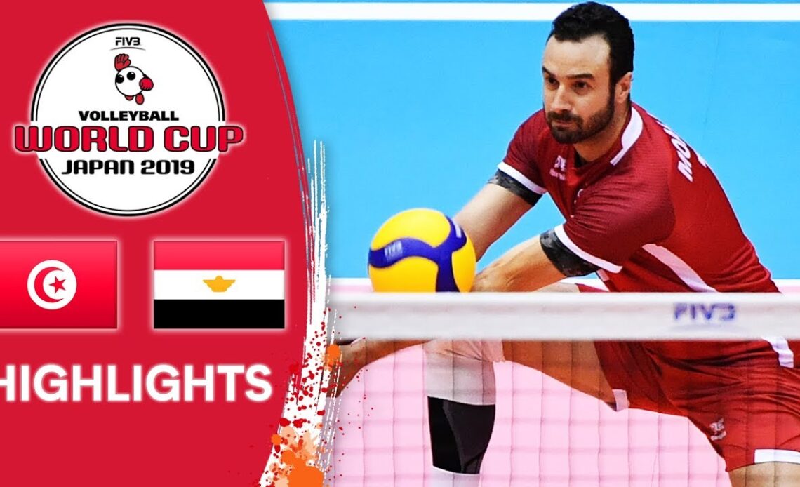 TUNISIA vs. EGYPT - Highlights | Men's Volleyball World Cup 2019