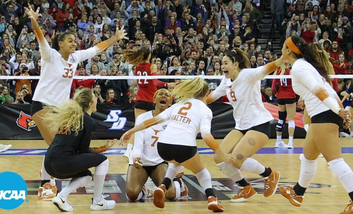 Texas goes on 4-0 run, battles off two match points to clinch title